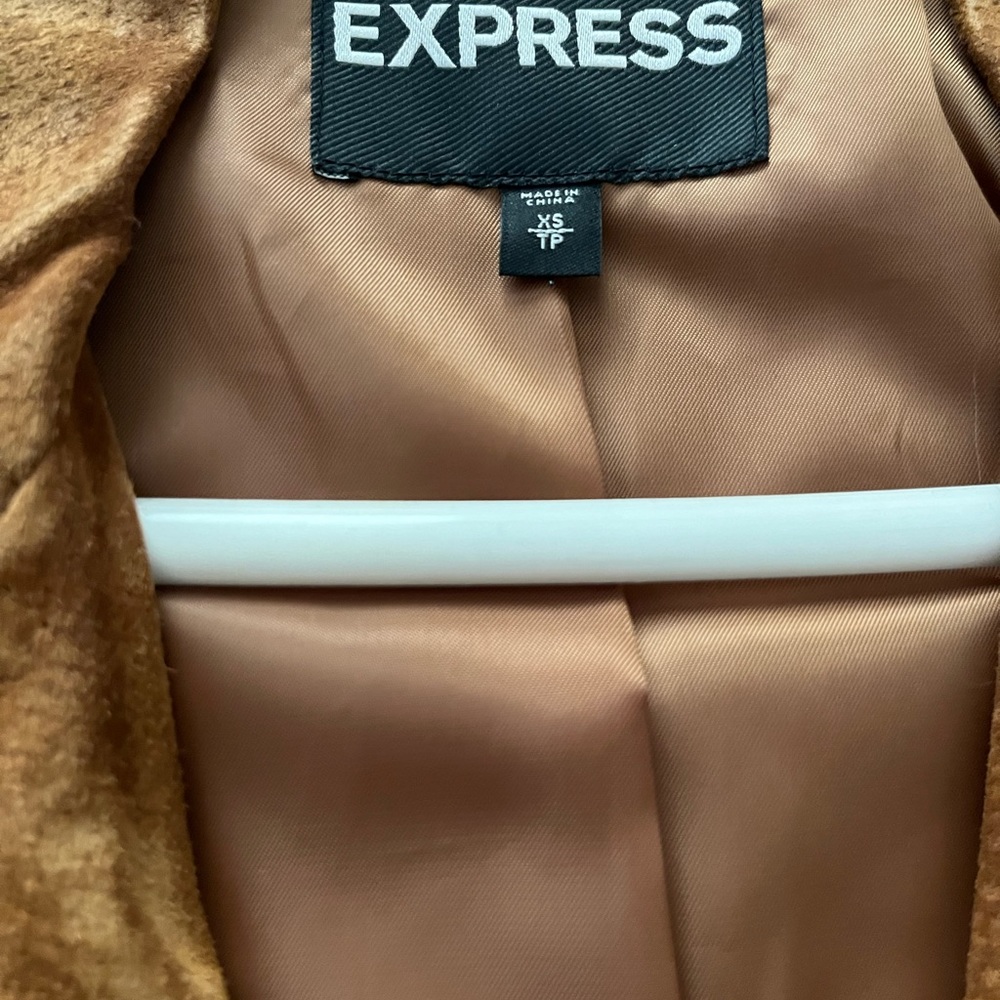 Express suede biker jacket - Picture 3 of 4